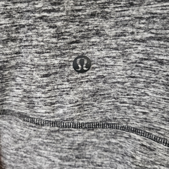 Lululemon Ready to Rulu Fleece Pullover Heathered Black Size 4 - Picture 9 of 9